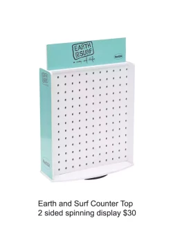 Display-Earth and Surf 2-Sided Counter Top